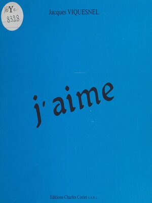 cover image of J'aime